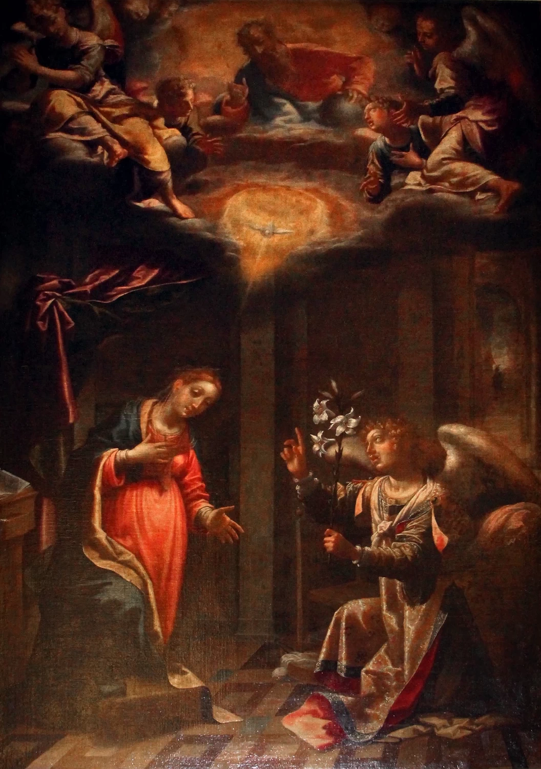 Aurelio Lomi - Annunciazione, Chiesa di Santa Maria Maddalena (Genova)